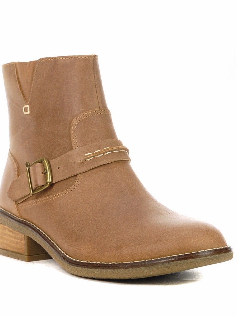 Sperry Seaport Storm Shackle short tan waterproof leather ankle boots size 9.5